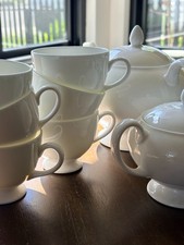 Wedgwood White Bone China Set