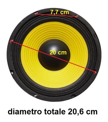 Woofer pollici cm 8 ohm - 8",
