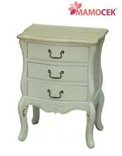 MOBILETTO Cassettiera comodino 3 cassetti legno tortora chiaro 47x35 h66 shabby
