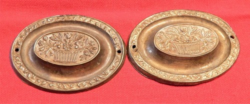 Coppia lamierini ottone per - di,