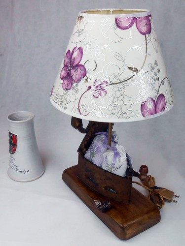 Lampada abat jour - lampada, legno
