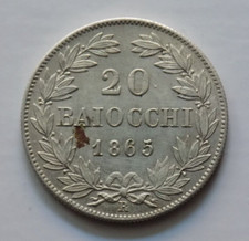 Pio IX - 20 Baiocchi 1865 A.XX
