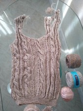 Handmade Iron Tank Top Pink