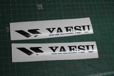 Decalcomanie YAESU x2 nere