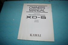Manuale Kawai XD5