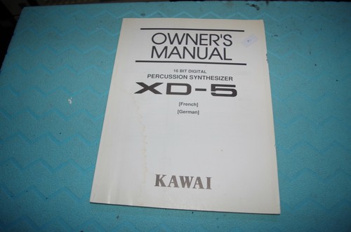 Manuale kawai xd5 - manuale,