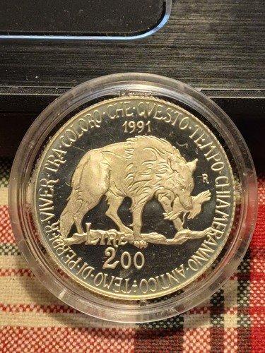 200 lire argento - 200, 1991