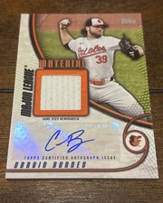 2025 Topps Serie 1 Corbin Burnes Major League Materiale Patch Auto /25 MLMAR-CB