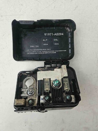 Polo positivo con - fusibili, per