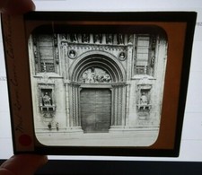 antica fotografia su lastra di