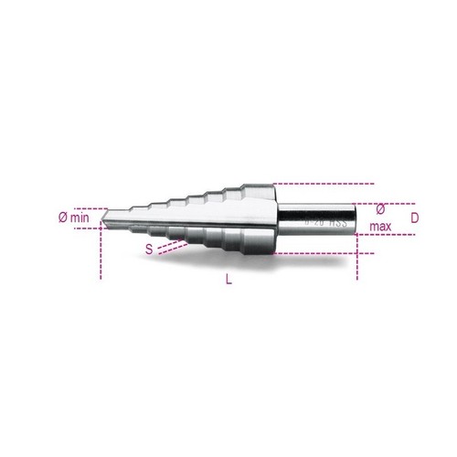 Frese coniche gradino in - frese,