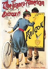 Il Poster Di Riproduzione Della Bicicletta Franco Americana - Falcon