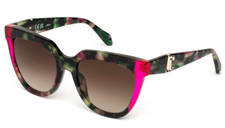 Occhiali da sole donna Just Cavalli lenti marrone sfumate colorati e tartarugati