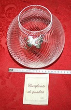 VASO IN CRISTALLO E ARGENTI FIORENTINI - CON CERTIFICATO