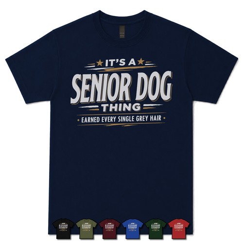Shirt a senior dog - t-shirt,