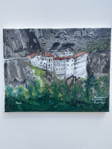 Quadro olio tela fatto in - olio,