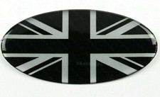 ARGENTO NERO OVALE UNION JACK