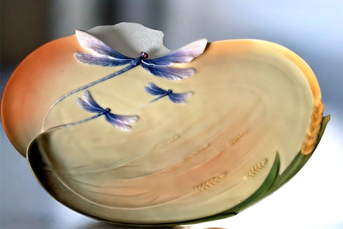 Piatto libellula porcellana - libellula,
