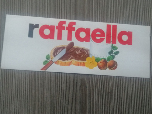 Adesivo nutella originale nome - adesivo,