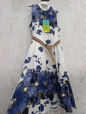 vestito 100% cotone in pizzo