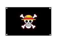 Bandiera One Piece Jolly Roger Flag Pirati Mugiwara 50x70cm