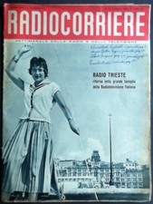 RADIOCORRIERE TV  1955#27-Radio Trieste-Quartetto Cetra-festival canzone latina