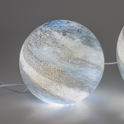 Lampada sfera marmor blu - blu, d