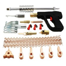 81Pcs Spot Welder Dent Puller Kit Spot Welding Electrodes Spotter Welder N