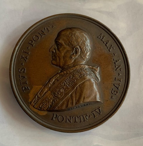 Medaglia pontificia pio xi - pio,