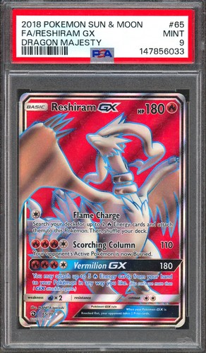 Psa reshiram 70 full - 9, 65/70