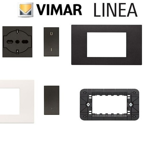 Vimar serie linea nero 30203 - serie,