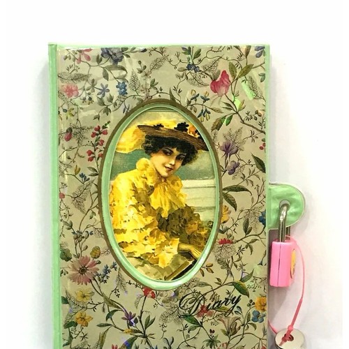 Diario vintage autografo con