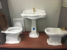 AXA CONTEA  Serie Completa Sanitari 4 PEZZI WC, BIDET, LAVABO, COLONNA