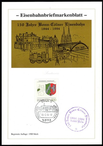 Cartolina germania ovest - germania,