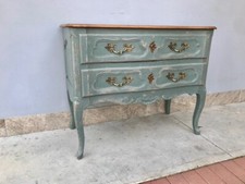 Cassettone Provenzale Luigi XV Laccato grigio-azzurro_Restaurato_car 2706