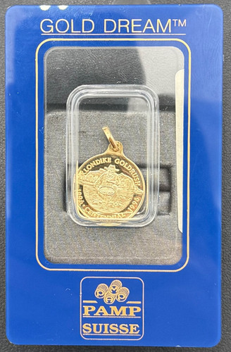 Ciondolo moneta oro 14kt
