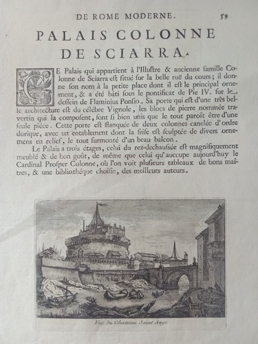 Antica incisione rame 1763 - antica,