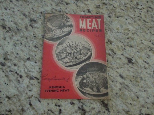 Vintage tempting meat recipes - vintage,