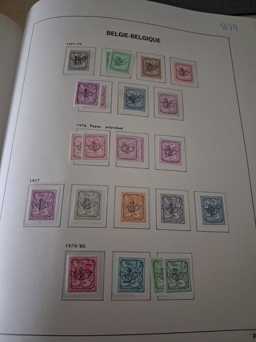 Francobolli postali belgio mnh - francobolli,