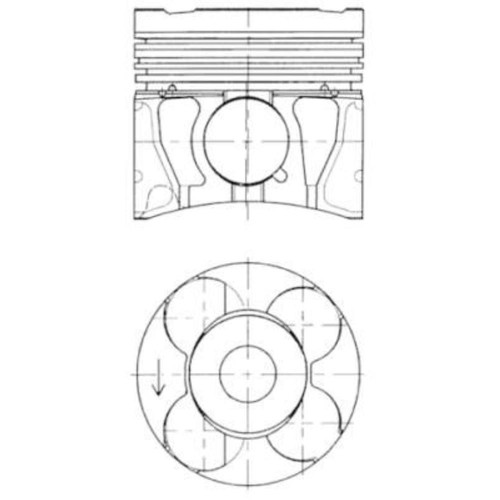 Kolbenschmidt pistone adatto - kolbenschmidt,