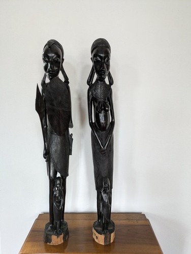 Coppia sculture africane in - coppia, di