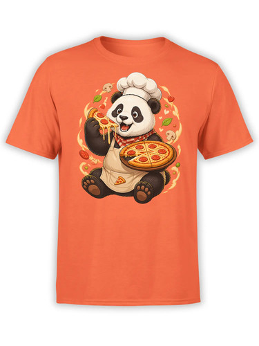 Maglietta pizza panda chef - pizza, |