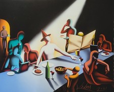 Mark Kostabi  Fine Art Giclèe a foglio pieno New Religion  2021