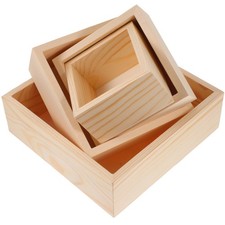  4 Pcs Cassa Porta Legna