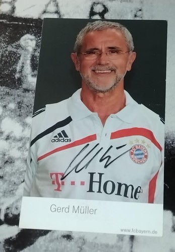 Autografo gerd muller foto - gerd,