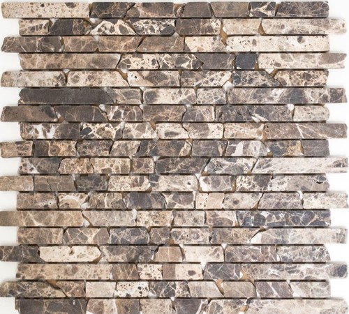 Marmo mosaico grigio - marmo, fiammato