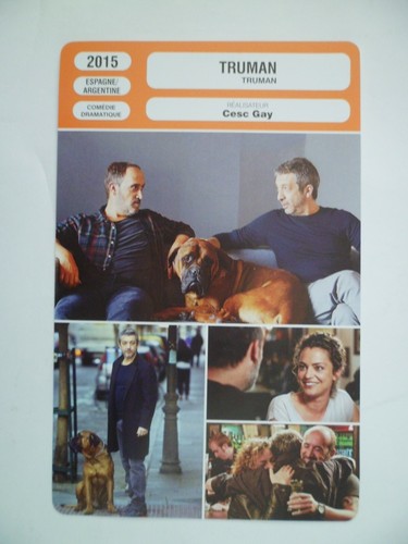 Carte fiche cinema - cinema, truman