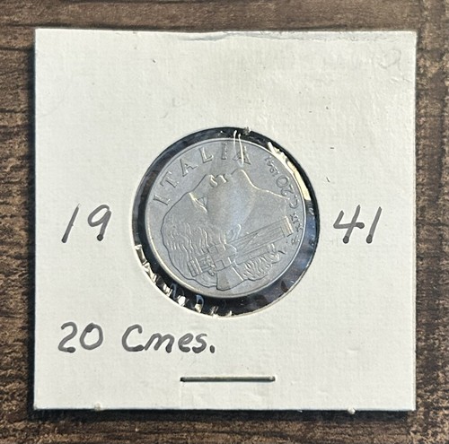 1941 italy italia - 20, centesimi