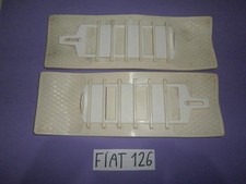 2X PRESE D'ARIA COFANO MOTORE FIAT 126 IN GOMMA BIANCA CON SPORTELLINO SCORREVOL