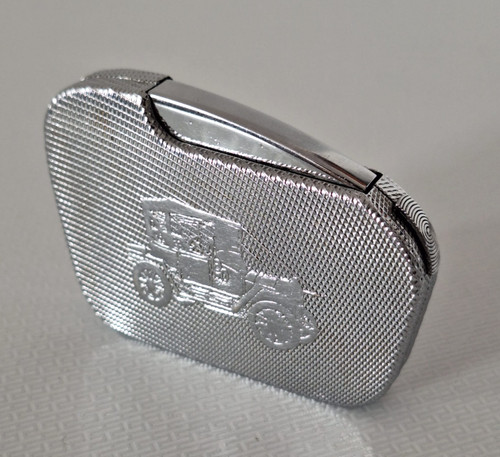 Silver match 1960s vintage - silver,